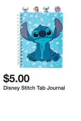 Five Below Disney Stitch Tab Journal offer