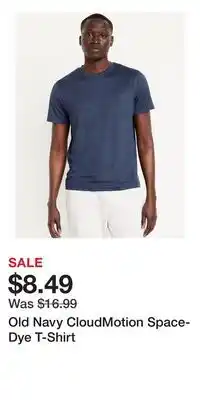 Old Navy Old Navy CloudMotion Space-Dye T-Shirt offer