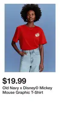 Old Navy Old Navy x Disney Mickey Mouse Graphic T-Shirt offer