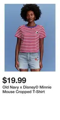 Old Navy Old Navy x Disney Minnie Mouse Cropped T-Shirt offer