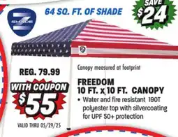Big 5 Z-Shade Freedom 10'x10' Canopy offer