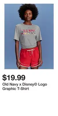 Old Navy Old Navy x Disney Logo Graphic T-Shirt offer