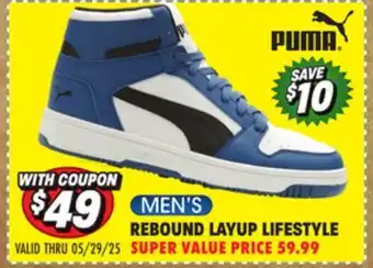 Big 5 Puma Rebound Layup Men's Lifestyle Shoes offer