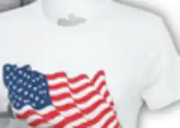 Big 5 Goodie Two Sleeves Women's Americana Short-Sleeve Wavy Flag Tee offer