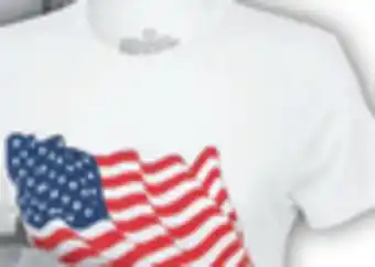 Big 5 Goodie Two Sleeves Women's Americana Short-Sleeve Wavy Flag Tee offer