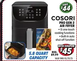 Big 5 Cosori Pro Gen 2 Air Fryer 5.8 Quart offer