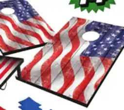 Big 5 Wild Sports Wavy American Flag Cornhole Tailgate Toss Game offer