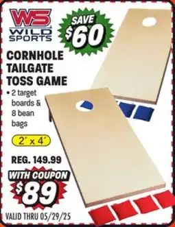 Big 5 Wild Sports Wavy American Flag Cornhole Tailgate Toss Game offer
