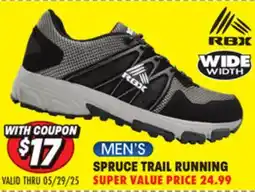 Big 5 RBX Spruce Men's Wide Trail Running Shoes offer