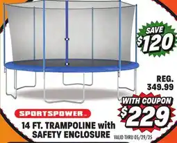 Big 5 Sportspower 14' Trampoline with Safety Enclosure offer