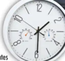 Big 5 Total Vision Modern 12 Weather Station Wall Clock offer