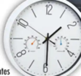 Big 5 Total Vision Modern 12 Weather Station Wall Clock offer