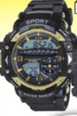 Big 5 Accutime Gold Accented Sport Digital Watch offer