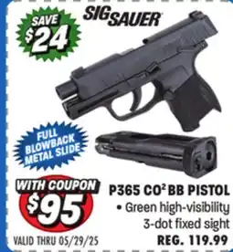 Big 5 Sig Sauer P365 CO2 BB Air Pistol offer