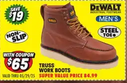 Big 5 DeWalt Truss Steel Toe Men's Work Boots offer