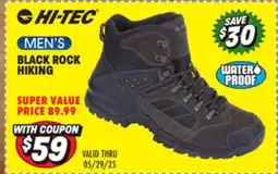 Big 5 Hi-Tec Black Rock Men's Waterproof Hiking Boots offer