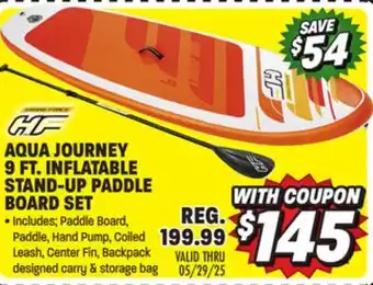 Big 5 Hydro-Force Aqua Journey 9' Inflatable Stand-Up Paddle Board Set offer