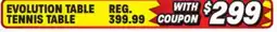 Big 5 Stiga Evolution Table Tennis offer