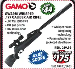 Big 5 Gamo Swarm Whisper .177 Air Rifle offer