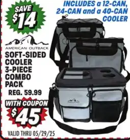 Big 5 American Outback 3-Piece Cooler Combo Set offer