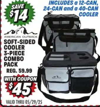 Big 5 American Outback 3-Piece Cooler Combo Set offer