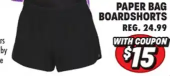 Big 5 Burnside Women's Paper Bag Boardshorts offer