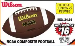 Big 5 Wilson NCAA Composite Junior Football offer