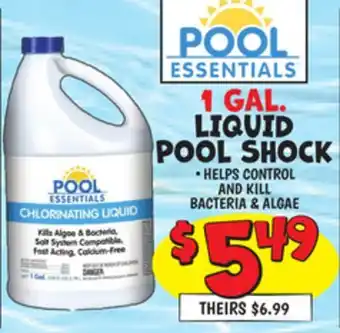 Ollie's 1 GAL. LIQUID POOL SHOCK offer