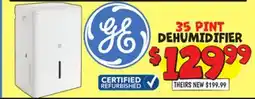Ollie's GE 35 PINT DEHUMIDIFIER offer