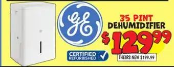 Ollie's GE 35 PINT DEHUMIDIFIER offer