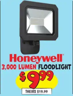 Ollie's HONEYWELL 3, 000 LUMEN FlOODLIGHT offer