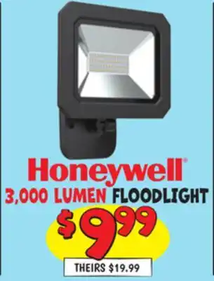 Ollie's HONEYWELL 3, 000 LUMEN FlOODLIGHT offer