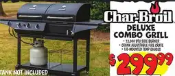 Ollie's CHAR-BROIL DELUXE COMBO GRILL offer