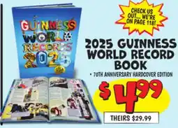 Ollie's 2025 GUINNESS WORLD RECORD BOOK offer