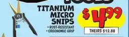 Ollie's HART TITANIUM MICRO SNIPS offer