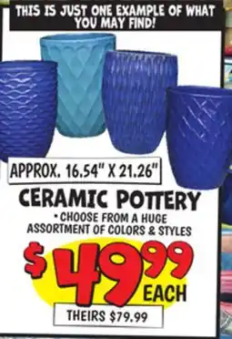 Ollie's CERAMIC POTTERY offer