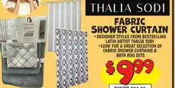 Ollie's THALIA SODI FABRIC SHOWER CURTAIN offer