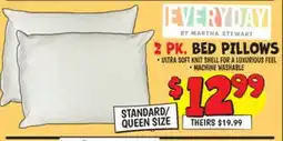 Ollie's 2 PK. BED PILLOWS offer