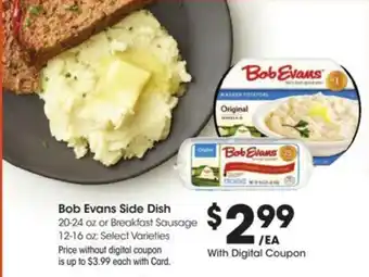 Kroger Bob evans side dish offer