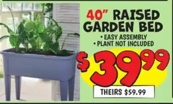 Ollie's RAISED GARDEN BED offer