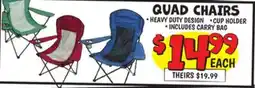 Ollie's QUAD CHAIRS offer
