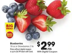 Kroger Blueberries or strawberries offer