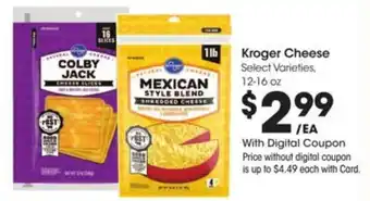 Kroger Kroger cheese offer