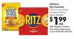 Kroger Nabisco ritz crackers offer