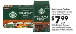 Kroger Starbucks coffee offer