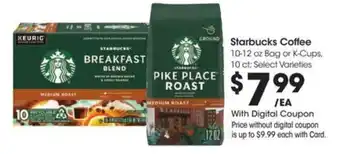 Kroger Starbucks coffee offer