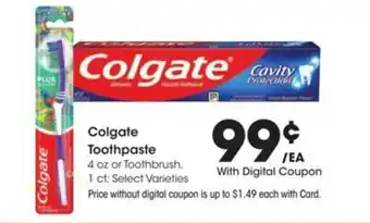 Kroger Colgate toothpaste offer