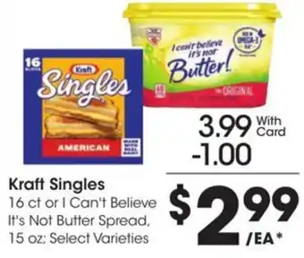 Kroger Kraft singles offer