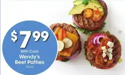 Kroger Wendy's beef patties offer