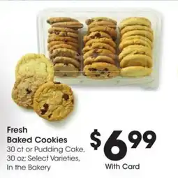 Kroger Fresh baked cookies offer